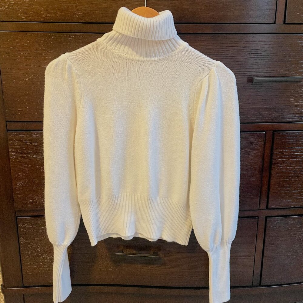 White Turtle Neck Sweater